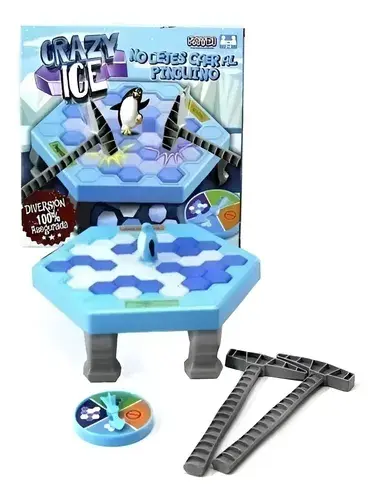 Juego De Mesa Crazy Ice 2019 Faydi Pinguino Bloques De Hielo