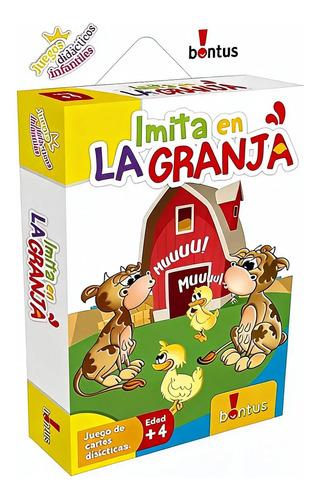 Imita En La Granja Cartas Bontus Juego Didactico Animales