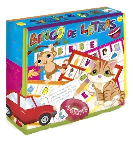 Juego De Mesa Bingo De Letras Armar Palabras Didactico Niños