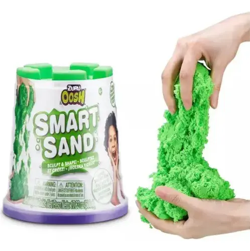 Arena Mágica Cinetica Infantil Juego Oosh Smart Sand Verde Verde