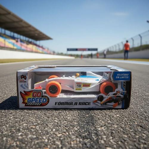 Vehiculo Auto Formula 1 A Control Remoto Go Speed Sebigus Blanco Formula 1