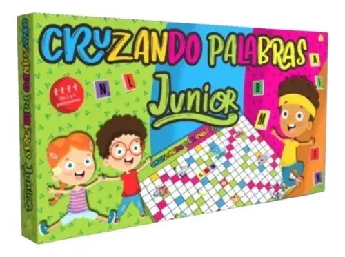 Juego De Mesa Cruzando Palabras Yuyu Español Cartón 2 A 4 Jugadores