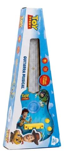 Guitarra Musical Con Luz Y Sonido Toy Story 57402 Celeste Azul