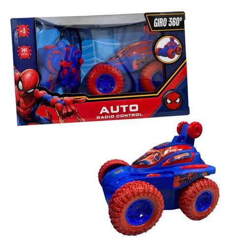 Auto A Radio Control Spiderman Giro 360 Color Spider Man