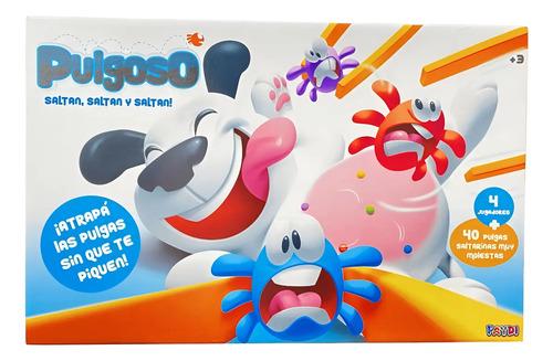 Pulgoso Juego De Mesa Perro Atrapa Las Pulgas Juego Familiar
