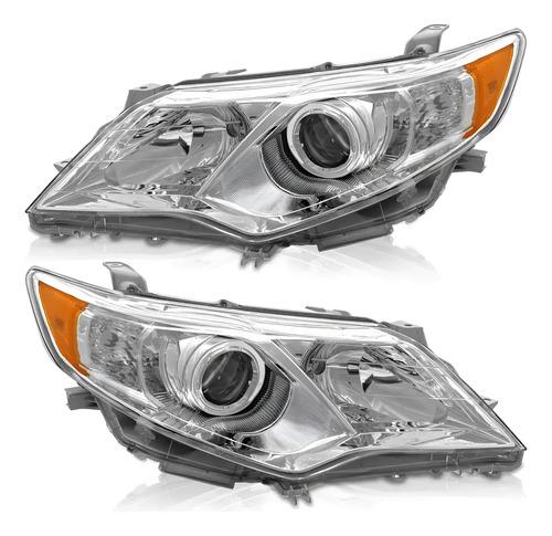 Conjunto De Faros De Repuesto As Para Toyota Camry 2012/13 Ambos Lados