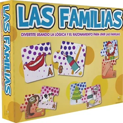 Juego De Mesa Las Familias Asoiciacion Regalo Niños Yuyu