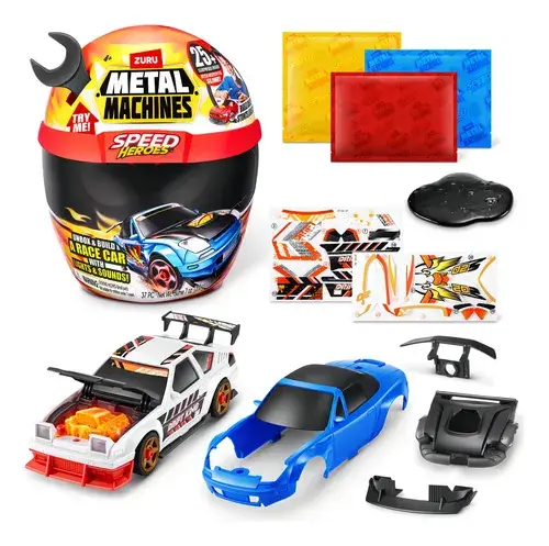 Arma Tu Vehículo Casco Héroe De Velocidad Metal Machines Negro