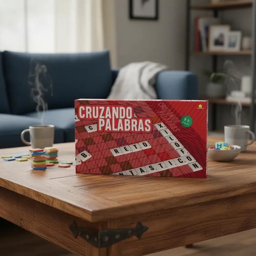 Juego De Mesa Cruzando Palabras Familiar En Caja
