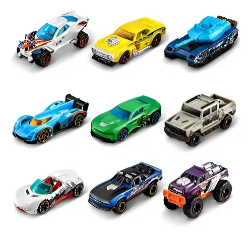 Pack X5 Autos Autitos Colección Metal Machine Zuru Wheels Multicolor