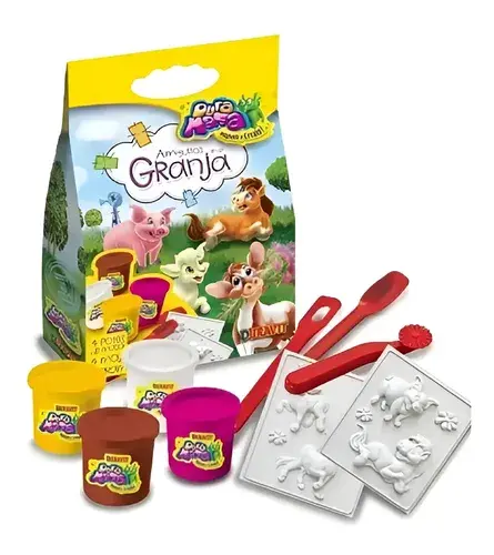 Juego De Masas Amiguitos De La Granja Animales Zoo Duravit