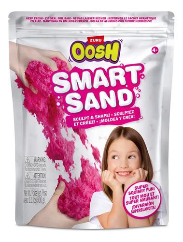 Arena Mágica Kinetica 500g Zuru Oosh Smart Sand Bag Colores Rosa