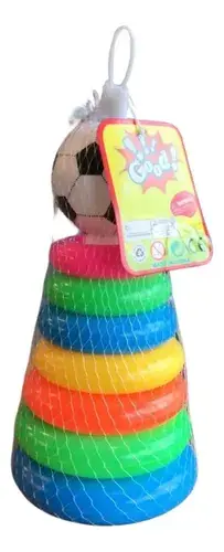 Funtoys Aros Apilables Con Eje Para Bebè Color Multicolor