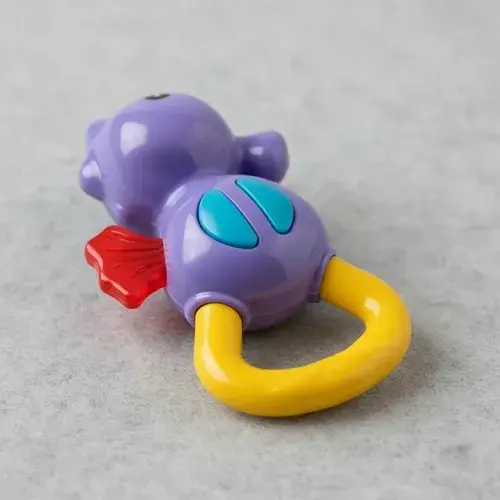 Sonajero Elefante Colores Brillantes Para Bebe Baby Gus Violeta Caballito De Mar