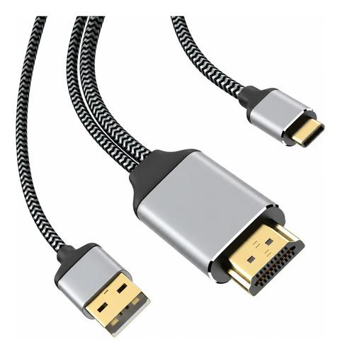 Cable Uantin Adaptador Unidireccional De Hdmi A Usb C O Usb