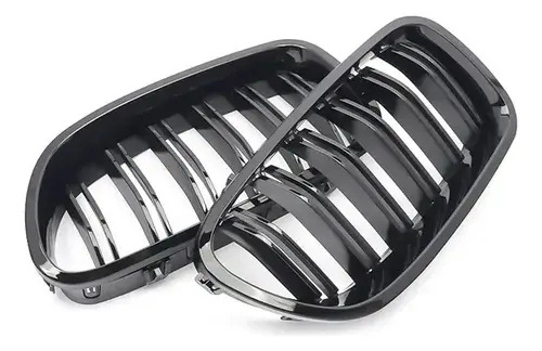Grill De Rejilla De Riñón Frontal Tonee Para 5 Series M5 F10 Negro Brillante