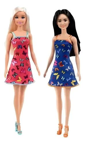 Super Combo X2 Barbie Muñecas Pack Original Mattel Colores