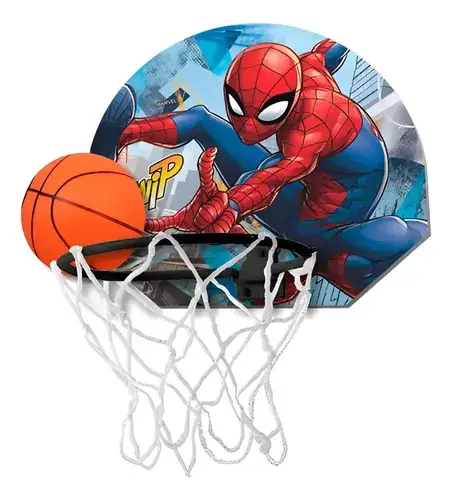 Aro De Basquet Spiderman Hombre Araña Juego Infantil Basket