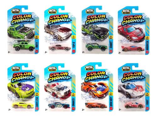 Autitos Metal Machines Cambia Color Change X1 Unidad Surtido Vs