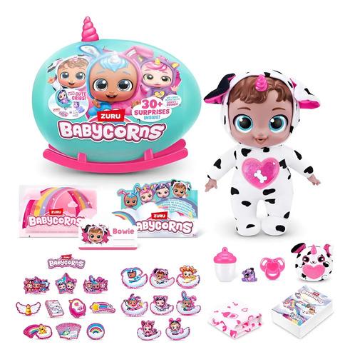 Babycorns Bebe Interactivo Cn Luz Sonido Cuna + 30 Sorpresas