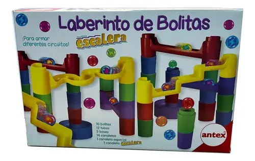 Laberinto Didactico De Bolitas Escalera Antex 3340 Color Multicolor