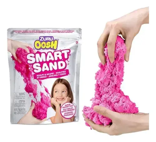 Oosh Smart Sand Foil Bag Arenas Inteligentes 500 Gramos Color Rosa Chicle