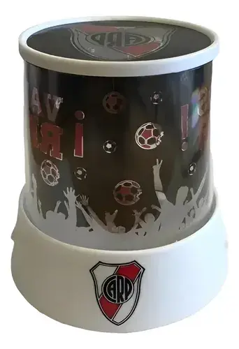 Velador Proyector Lampara De River Plate Millonario 3 En 1 River